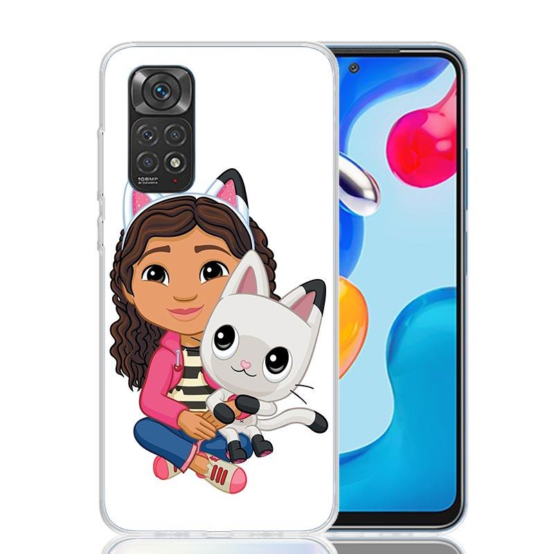 Cartoon Gabbys Dollhouse Phone Case For Xiaomi Redmi Note 15 14 13 12S 12 Pro Plus 11S 11E 11 11T 10S 10 Art Soft Pattern Cover