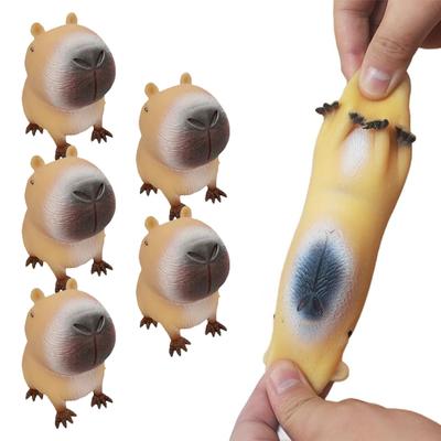 1/3/5 Stück Capybara Squeeze Spielzeug Stress Angstabbau Sitzende Capybara Spielzeug Tragbar Kinder Jugendliche Erwachsene