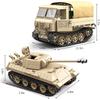 WW2 Panther Medium Tank & RSO Tractor Vehicle Building Blocks, Compatible with Lego Military Set, Great Army Gift for Kids and Teens Over 8 Years Old