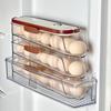 Multi-Layer Slanted Egg Rack for Refrigerator Door Storage