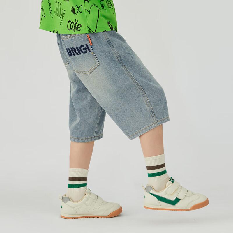 Boys Straight-Leg Denim Knee-Length Shorts 120