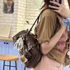 Korean Blogger Bowling Bag Boston Tote Armpit Bag 2025 New Trendy Fashion Large Capacity Shoulder Bag Women