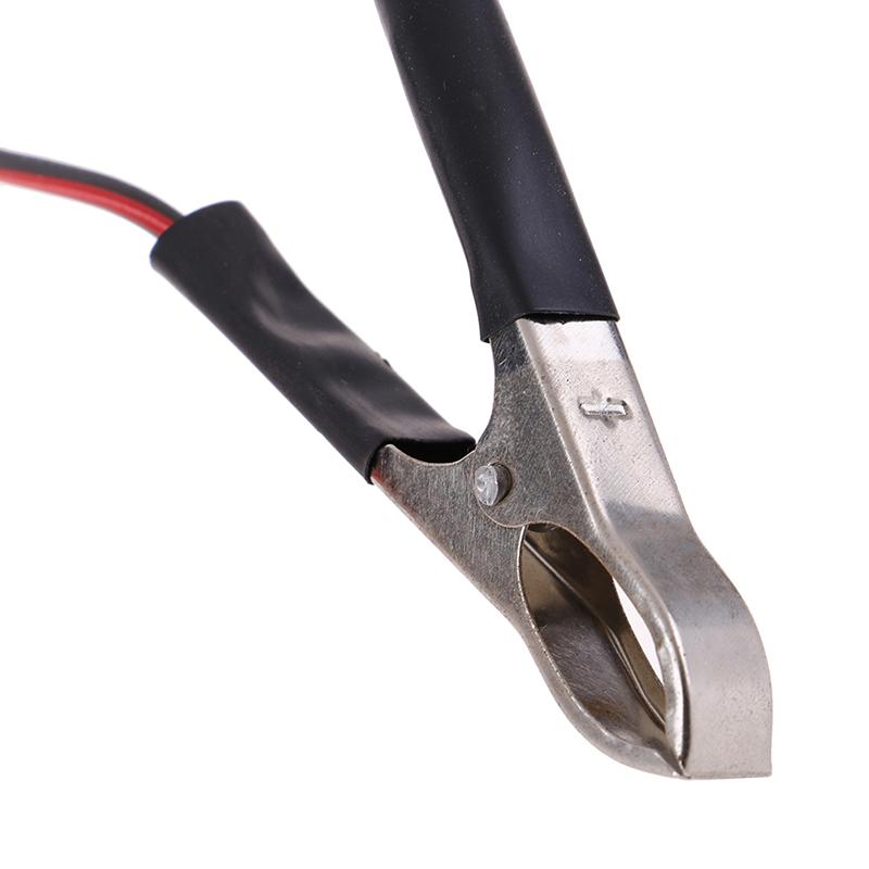 12V Battery Terminal Clip-On Cigar Cigarette Lighter Power Socket Adapter Plug