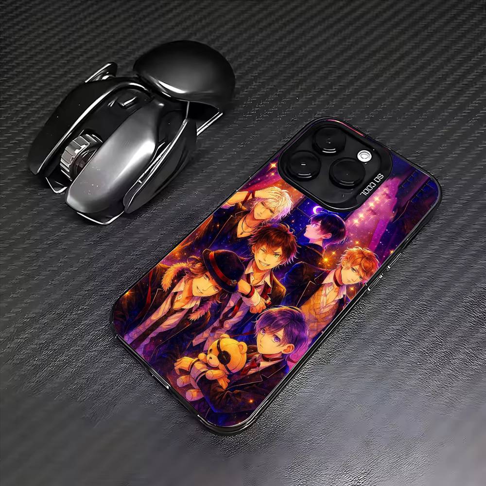 D-Diabolik-ks Anime L-Lovers  Phone Case For iPhone17,16,15,14,13,12,11 Plus,Pro Max Colored Silver Plated Inside Cover