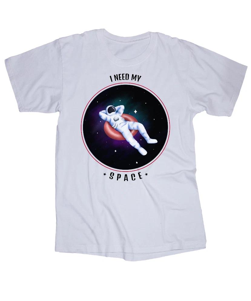 I need my Space NASA Stars Moon White T-shirt S