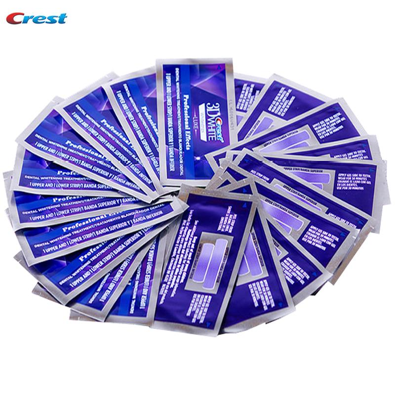 3D White Whitestrips Teeth Tooth Whitening Strips Luxe Professional Effects Tooth Dental Oral Care