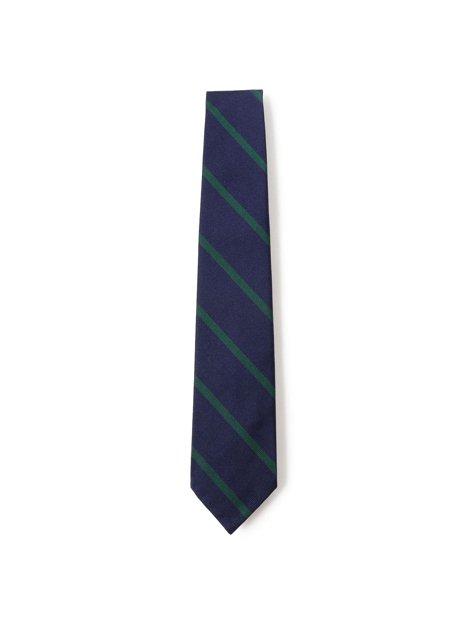 

[BEAMS PLUS] Silk Ivy Regimental Tie for Men, Green Free, 38440101107