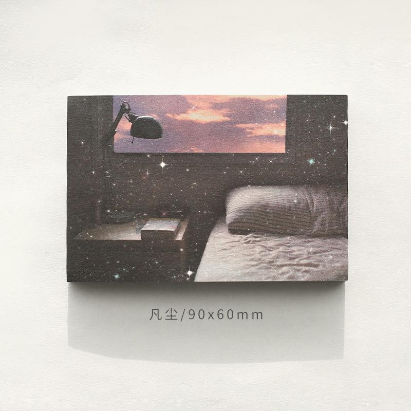 

100 Sheets/pack Creative Sky Cloud Moon Loose Leaf Decoration Memo Pad Colors Sticky Notes Office Memo Note Scrapbook