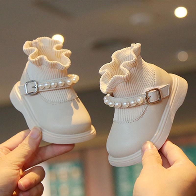 Children's Martin boots 1 3 years old soft-soled princess shoes baby boots children's shoes baby girl fashion toddler shoes boots