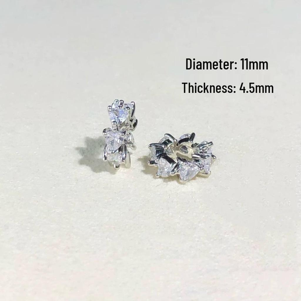 14k Gold-Plated Color-Preserving Crystal Spacer Beads for DIY Bracelets and Necklaces