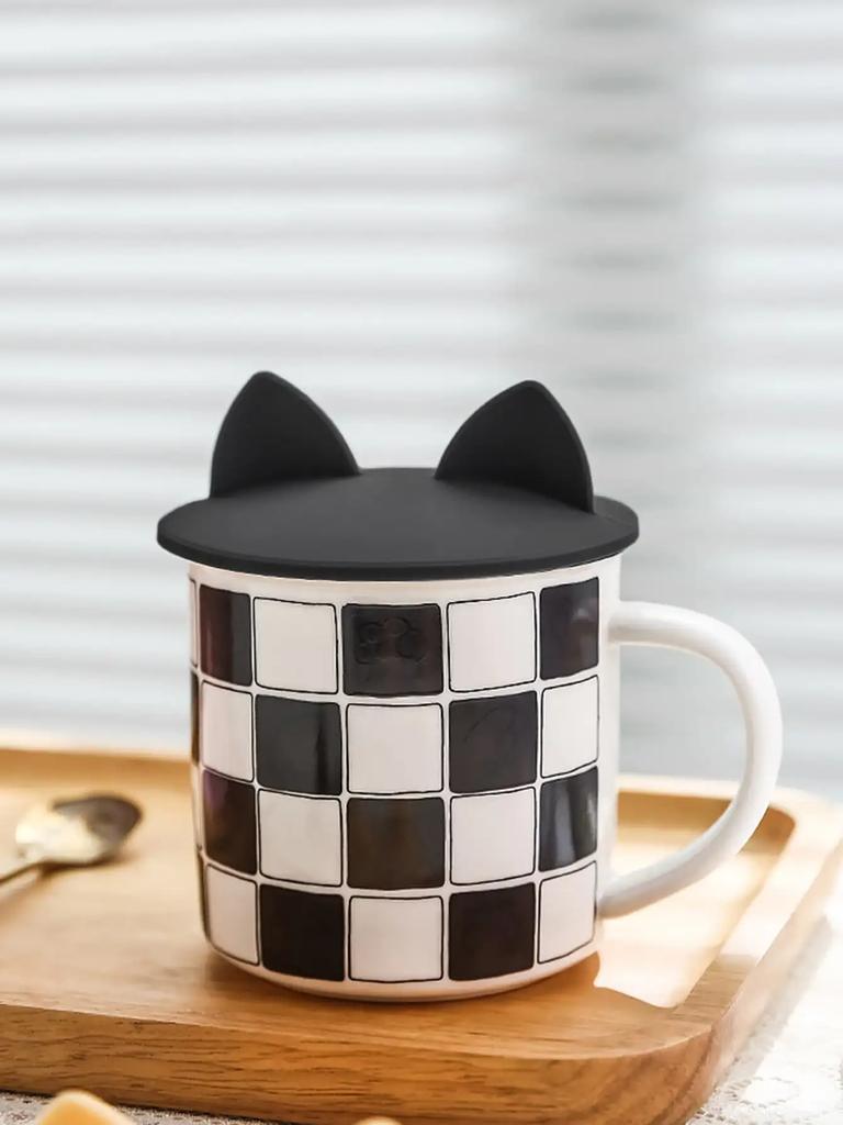 1pc Cup Lid Mug Covers, Anti-dust Leak-proof Cup Coffee Mug Cover, Airtight Seal Lids Cap, Drink Cup Covers