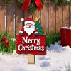 Handcrafted Santa Holiday Welcome Sign Natural Wood Door Plaque Easy Setups Christmas Decoration For Family