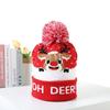Christmas Decorations Flanged Ball Knitted Hat ED Light Hat Adult Children's Hat, Children's Glowing Christmas Hat
