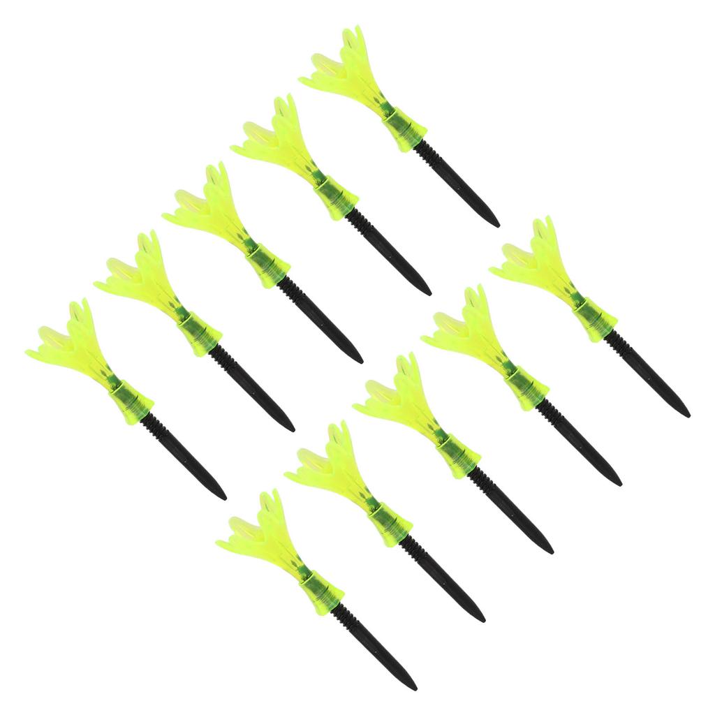 10pcs Plastic Golf Tee Ball Holder Adjustable Height Stable Practice Aids Accessories Gift for