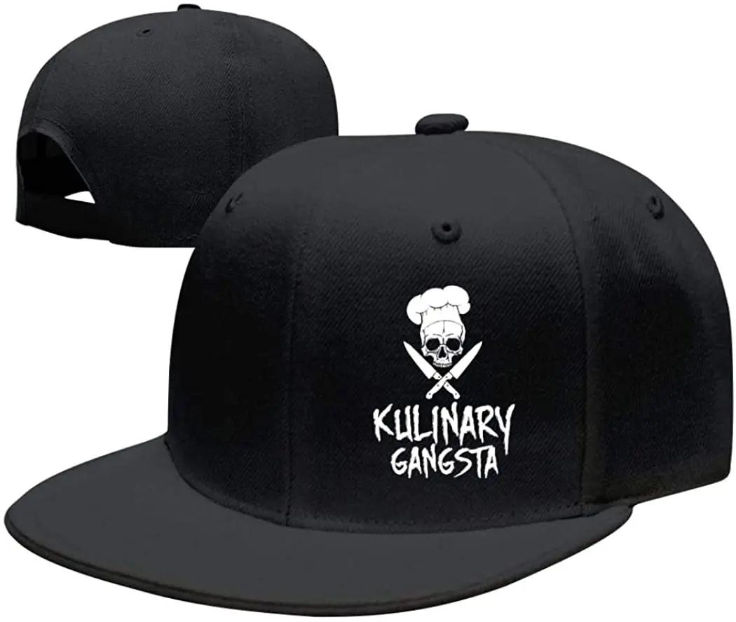 

Mandev Skull Chef Cooking Skull Unisex Snapback Adjustable Flat Bill Baseball Cap Hip Hop Hats Dad Hat Snapback Cap Trucker Hat One Size