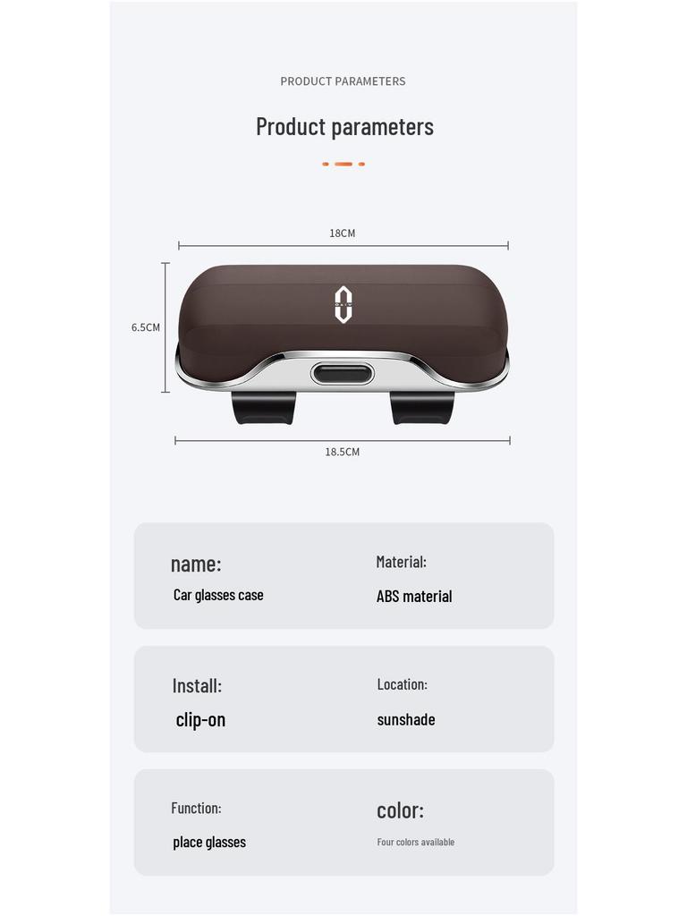 Wenjie M7 Glasses Case & Car Sun Visor Clips for M9/M5 - Sunglasses Holder & Storage