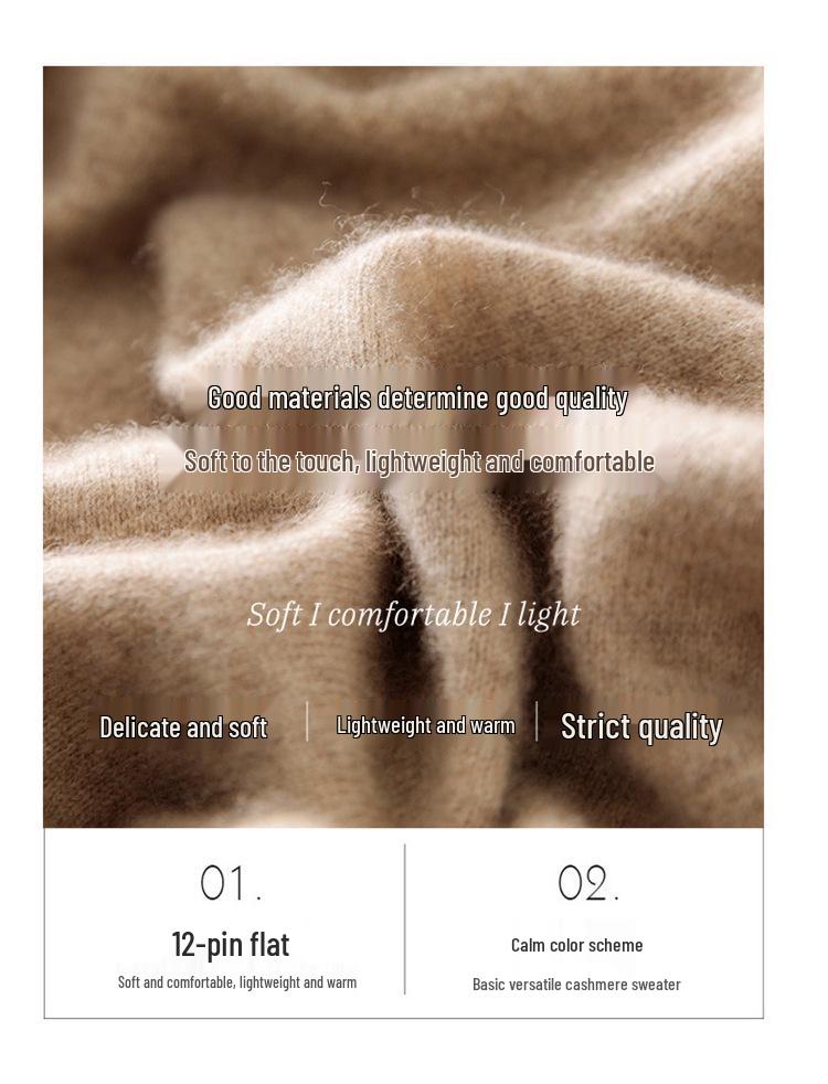 Men's Cashmere Half-Zip Thermal Sweater for Business Casual Wear