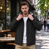 Men's Hooded Windproof Outdoor Jacket, -Lined Thickened Casual Sports Coat