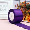 6/10/15/20/25/40/50mm Dark Purple Silk Ribbon Wedding Party Decoration Gift Wrapping Christmas Sewing Fabric Ribbon 22meters/lot