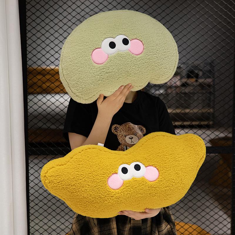 New 7Colour Irregular Dopamine Pillow Cute Plush Toy Soft Neck Protection Sofa Cushion Decor Girl Office Chair Pad Family Gift