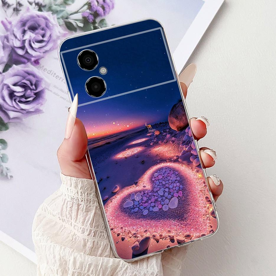 For Xiaomi Poco M4 5G Case New Luxury Painted Cover Liqiud Silicone Phone Case For Xiaomi Poco M4 Pro 4G PocoM4 Pro 5G Soft Bags