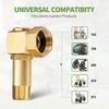 Garden Hose Adapter Practical Connector Garden Hose Adapter Brass Replacement Part Swivel Easy Installation
