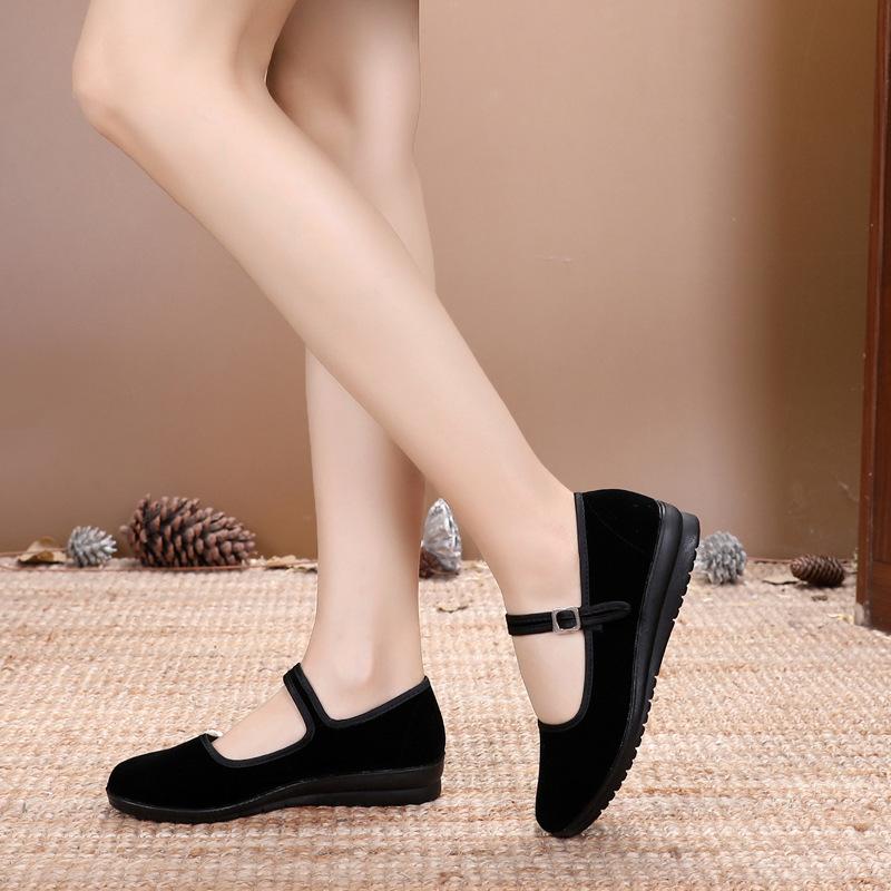 Lightweight Hotel Work Women's Shoes Casual Shoes Square Dancing Shoes Daily Shoes Flat Shoes