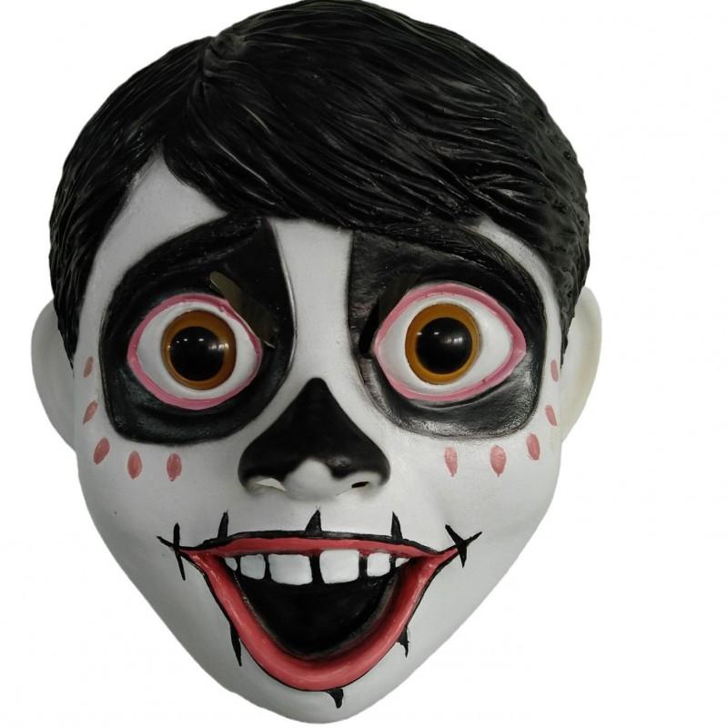 Day Of Dead Coco Miguel Costume Mask Hector Movie Halloween Latex Kids Cosplay