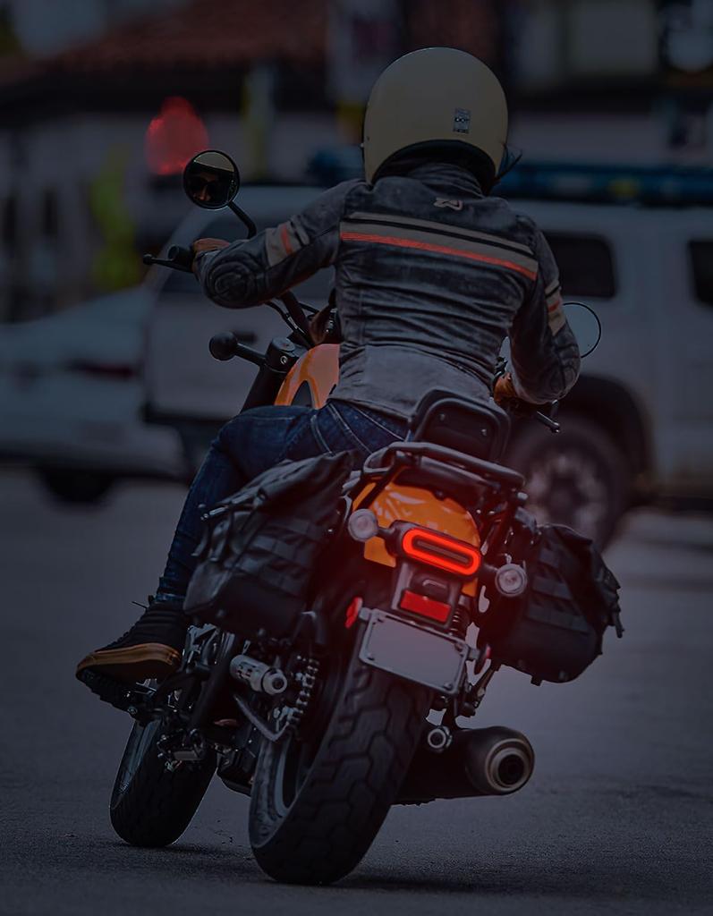 KEMIMOTO Rebel 250 Taillight LED Taillight Kit for Rebel 250/500 with Smoked Lens, Motorcycle Parts, Rebel Accessories