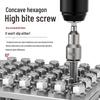8mm Sechskant Selbstschneidende Schraube Elektrischer Schraubenschlüssel mit Starkem Magnetischem Bit