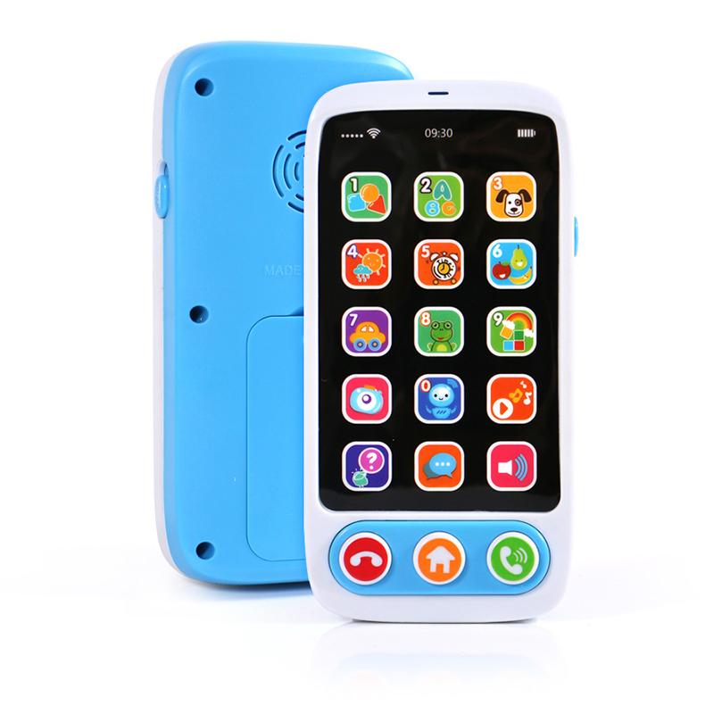 Early Educational Puzzle Intelligent Simulation Music Light High Quality Kids Cell Baby Mobile Phone Toy