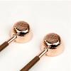 Dacvgog Coffee Bean Measuring Spoon, Pure Wood and Copper Measuring Spoon, Coffee Powder Measuring Spoon, 10g