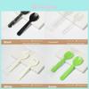 Disposable Plastic Ice Cream Spoons With Individually Packaged Modern Design For Dessert Service