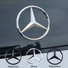 1Pcs 90mm ABS Star Logo Car Trunk Emblem Badge Accessories For Mercedes Benz C E S Class W204 W205 W212 W213 W211 W220 W222 W221 UK1