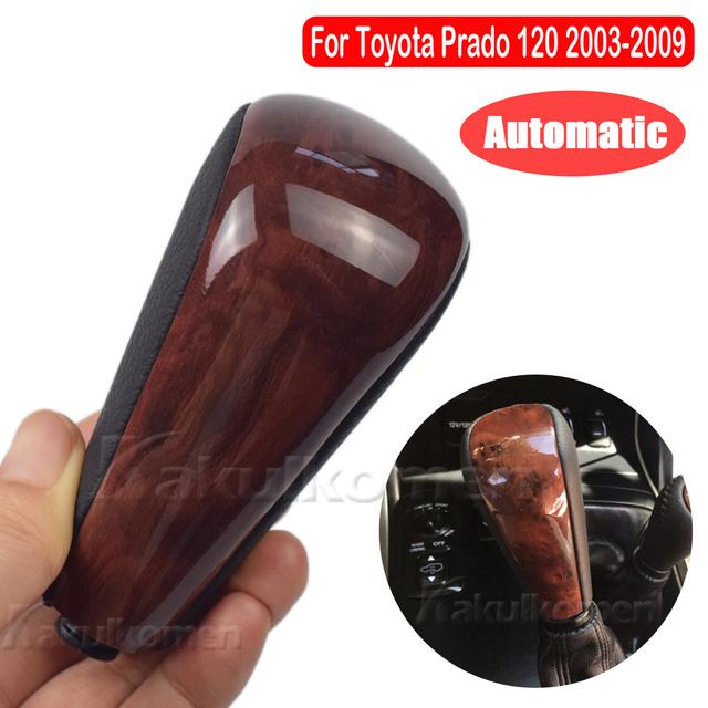 Manopla de câmbio de carro para Toyota Land Cruiser Prado 120 2003-2009 Manopla de câmbio automática Cabeça de bola Estilo de carro