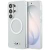 BMW IML Shockproof Metal Logo MagSafe Case for Samsung Galaxy S26 Ultra Clear