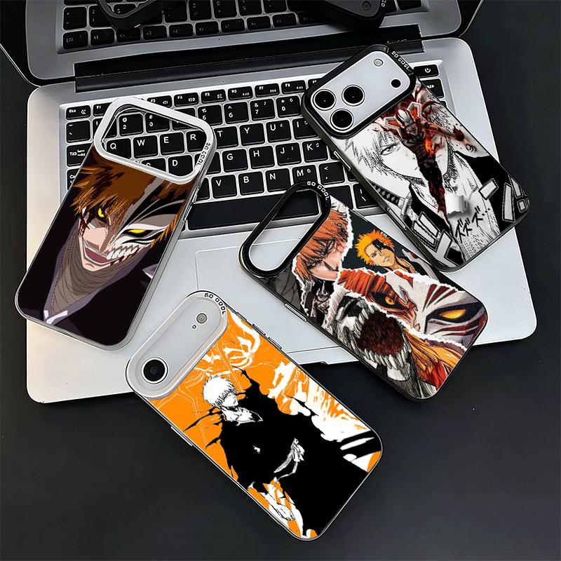 Bleach Kurosaki Ichigo Soft Phone Case for iPhone 15 16 17 Pro Max 17Air 16E 14 Plus 13 12 Mini Shockproof Cover Back Shell