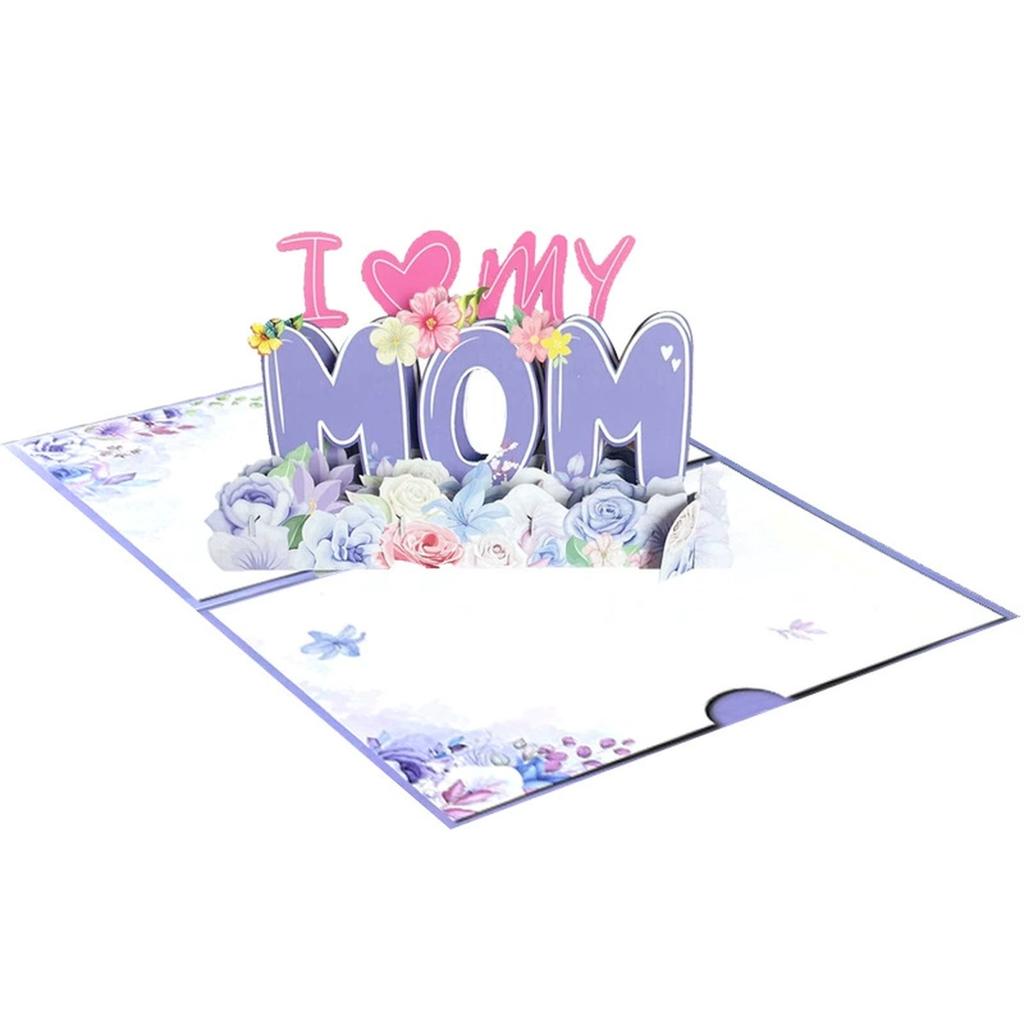 3D Pop-Up Happy Birthday Rose Card - Perfect for Anniversaries, Mother's Day, Weddings - Greeting Women,Youngsters with Envelope