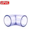 Industrial Grade UPVC Transparent 90-Degree Elbow Pipe Fitting
