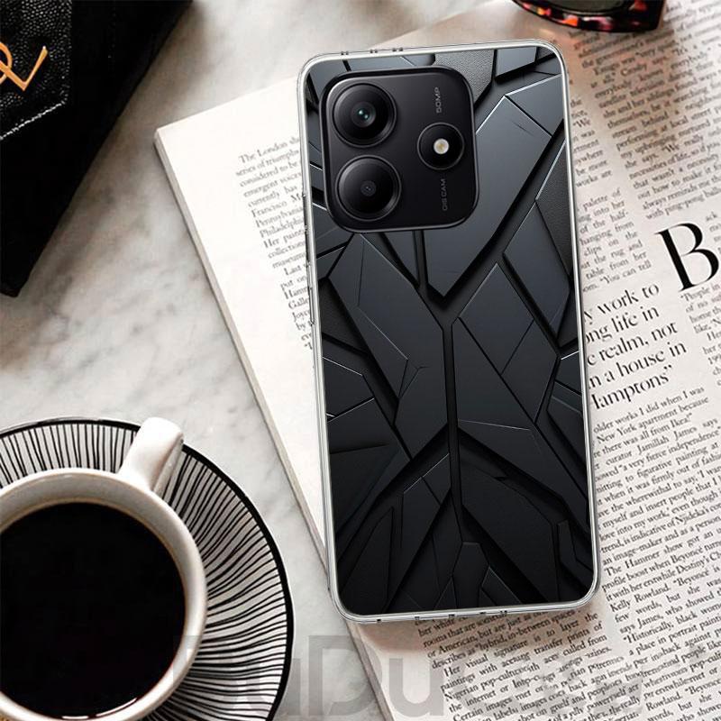 Forged Carbon Pattern Cover For Xiaomi Redmi Note 14 13 12S 12 11 Pro Plus Phone Case 11S 10S 10 11E 11T + 9S 9 Print Coque