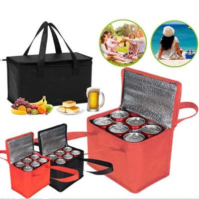 Tragbare Kühltasche für das Mittagessen, faltbare Isolierung, Picknick-Eisbeutel, Thermotasche für Lebensmittel, Getränketräger, isolierte Taschen, Bierliefertasche