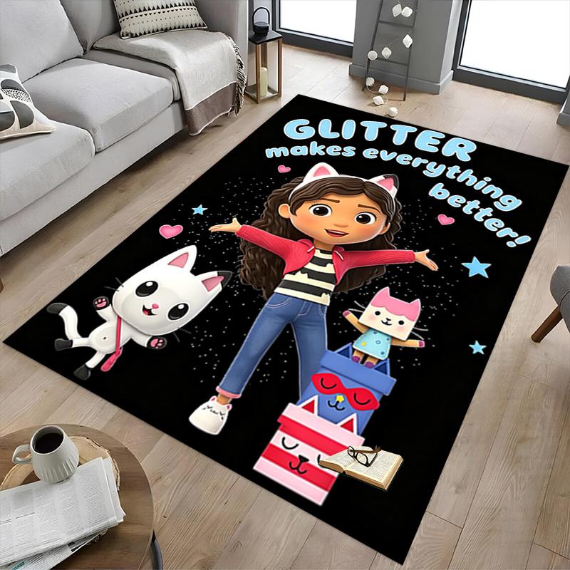 Glitter Enhances Carpet For Playroom Bedroom Living Room Sofa Home Decorkids Game Area Rug Nonslip Floor Mat