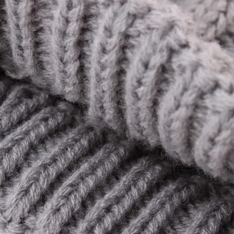 Winter Dog Clothes Chihuahua Soft Puppy Kitten Kitten High Collar Solid Color Design Sweater Fashion Clothing for Pet Dogs Cats