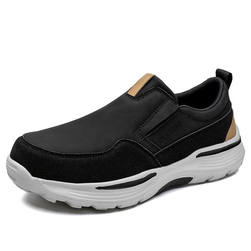 Canvas shoes casual leather cloth shoes lazy large size cloth shoes