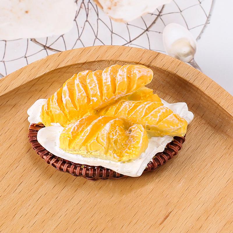 Creative Resin Tomato Baguette Simulation Accessory