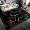 1PC Warrior and dragon, red theme Carpet for Living Room Bedroom Sofa Home Decor Rus Non-slip Floor Mat Luxury Gift