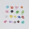 Metal Painted 1.2×8mm Open Jump Rings for DIY Jewelry Crafting | Single Loop C Rings Jewelry Material
