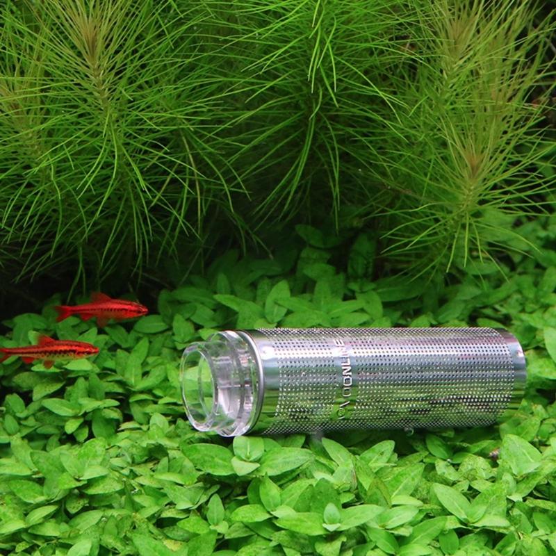 Aquariums Water Pump Filter Stainless Steel Mini Mesh Guard Media Cover Accessories Fish Tanks Filter Inflow Frame