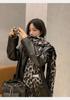 Sweet and cool retro leopard print fringed scarf female 1116 new millennium spice girl style autumn and winter thickened shawl scarf to keep warm