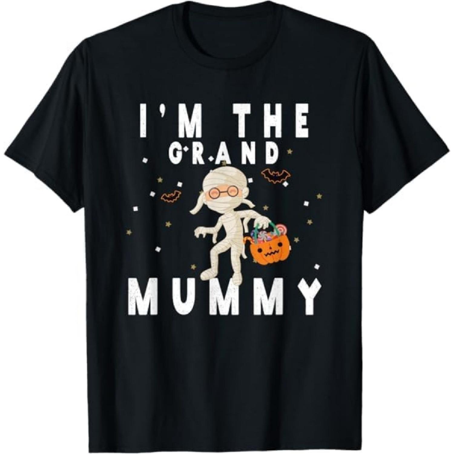 

Funny Grandma Halloween Shirt I m The Grand Mummy T-Shirt T-Shirt NDSP1 Mens Womens Tank Top Sweatshirt Hoodie Longsleeve 35 Black XXXXXL різнокольоровий